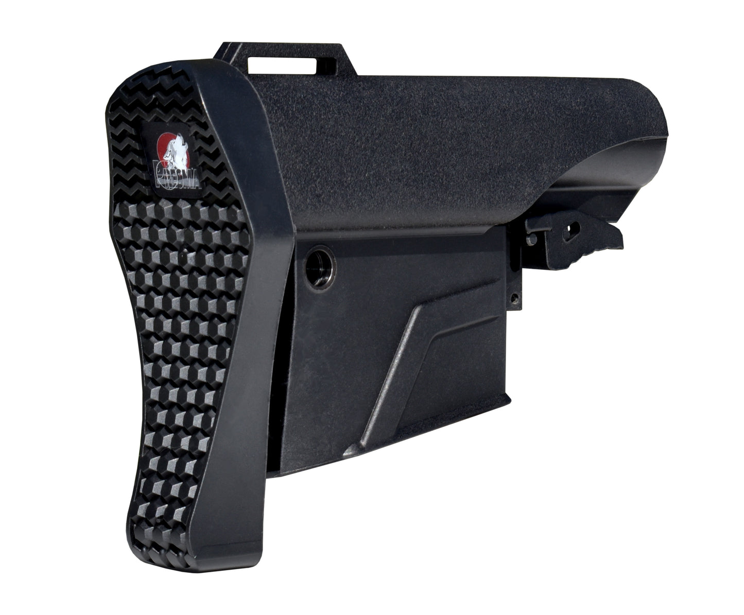 Presma Inc AR15/M16 Mil-Spec Buttstock with Built-In Magazine Carrier.