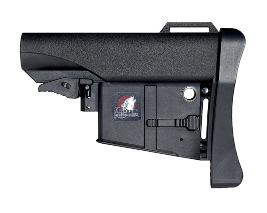 Presma Inc AR15/M16 Mil-Spec Buttstock with Built-In Magazine Carrier.
