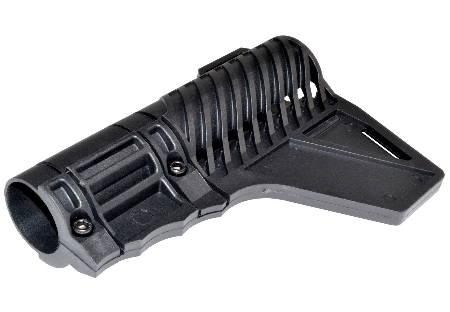 Presma Inc's Patented Fixed Stock with Clamp Lock and Fin for AR-15 Pistols