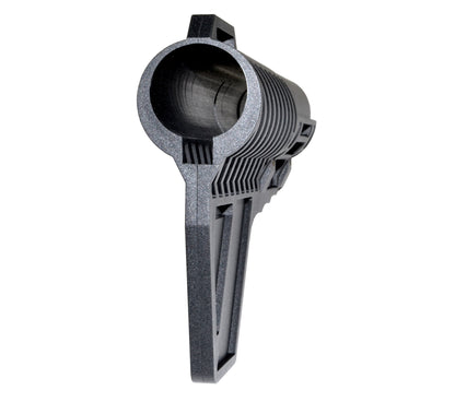 Presma Inc's Patented Fixed Stock with Clamp Lock and Fin for AR-15 Pistols