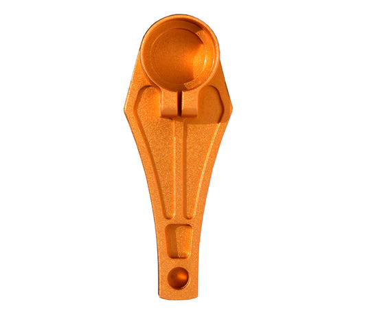 Presma Cobra Style ButtStock Shoulder Plate, Fit Pistol Style Straight Tubes, Orange