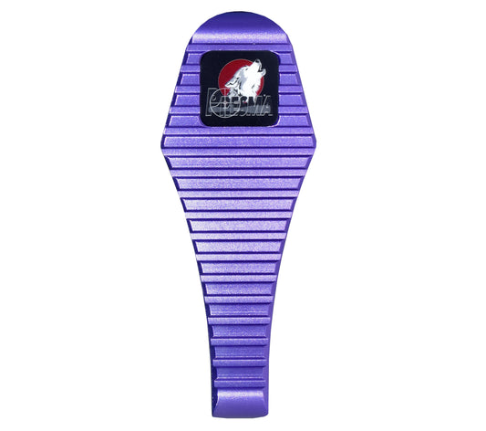 Presma Cobra Style ButtStock Shoulder Plate, Fit Pistol Style Straight Tubes, Purple