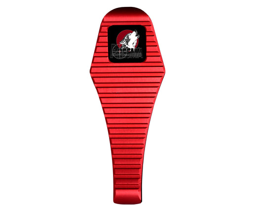 Presma Cobra Style ButtStock Shoulder Plate, Fit Pistol Style Straight Tubes, Red