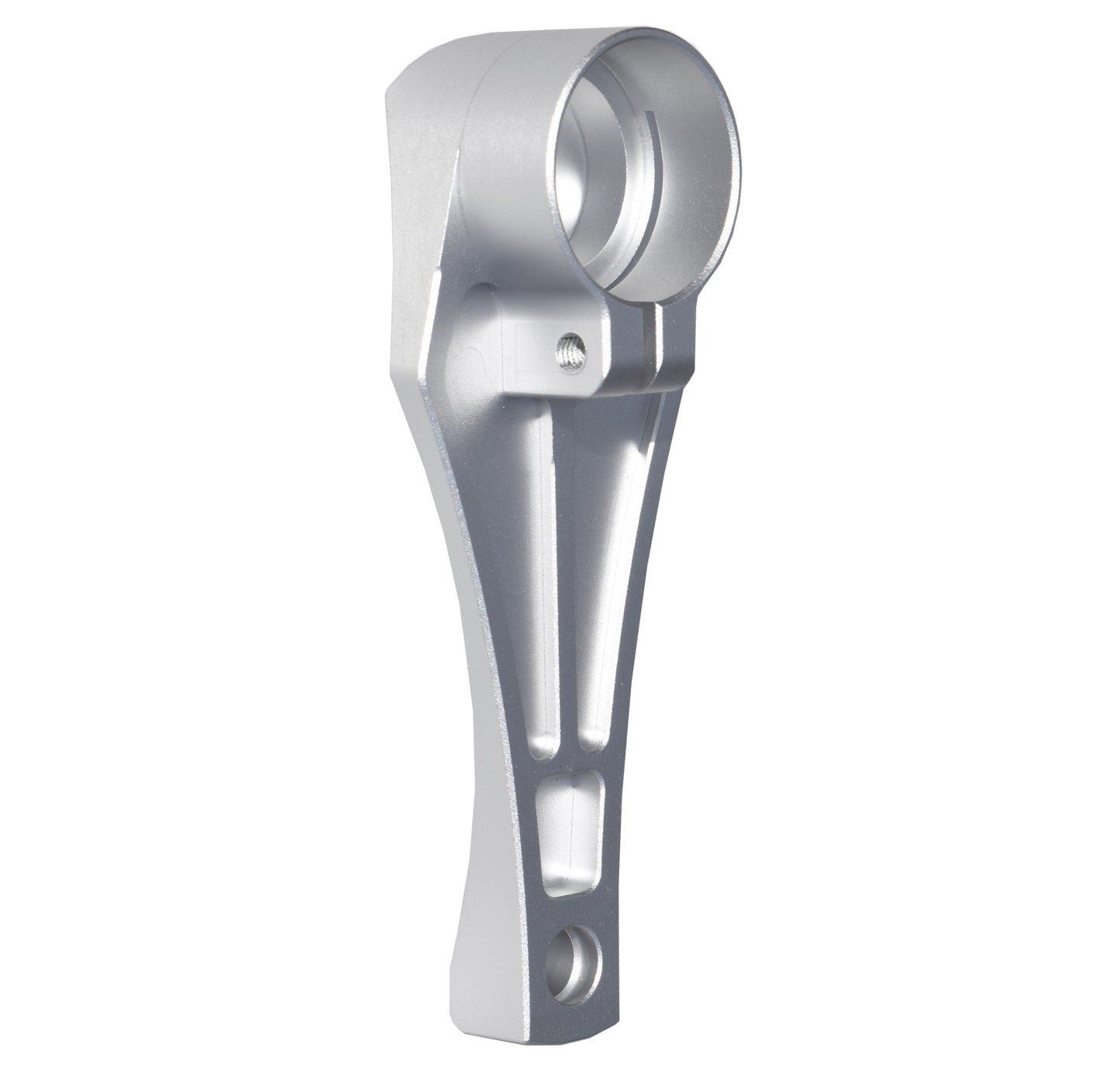 Presma Cobra Style ButtStock Shoulder Plate, Fit Pistol Style Straight Tubes, Silver