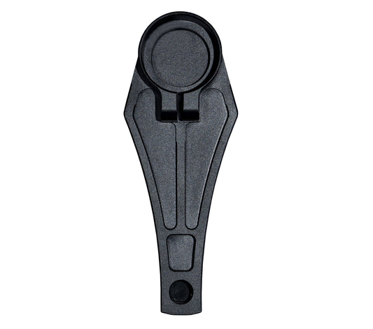 Presma Cobra Style ButtStock Shoulder Plate, Fit Pistol Style Straight Tubes, Black