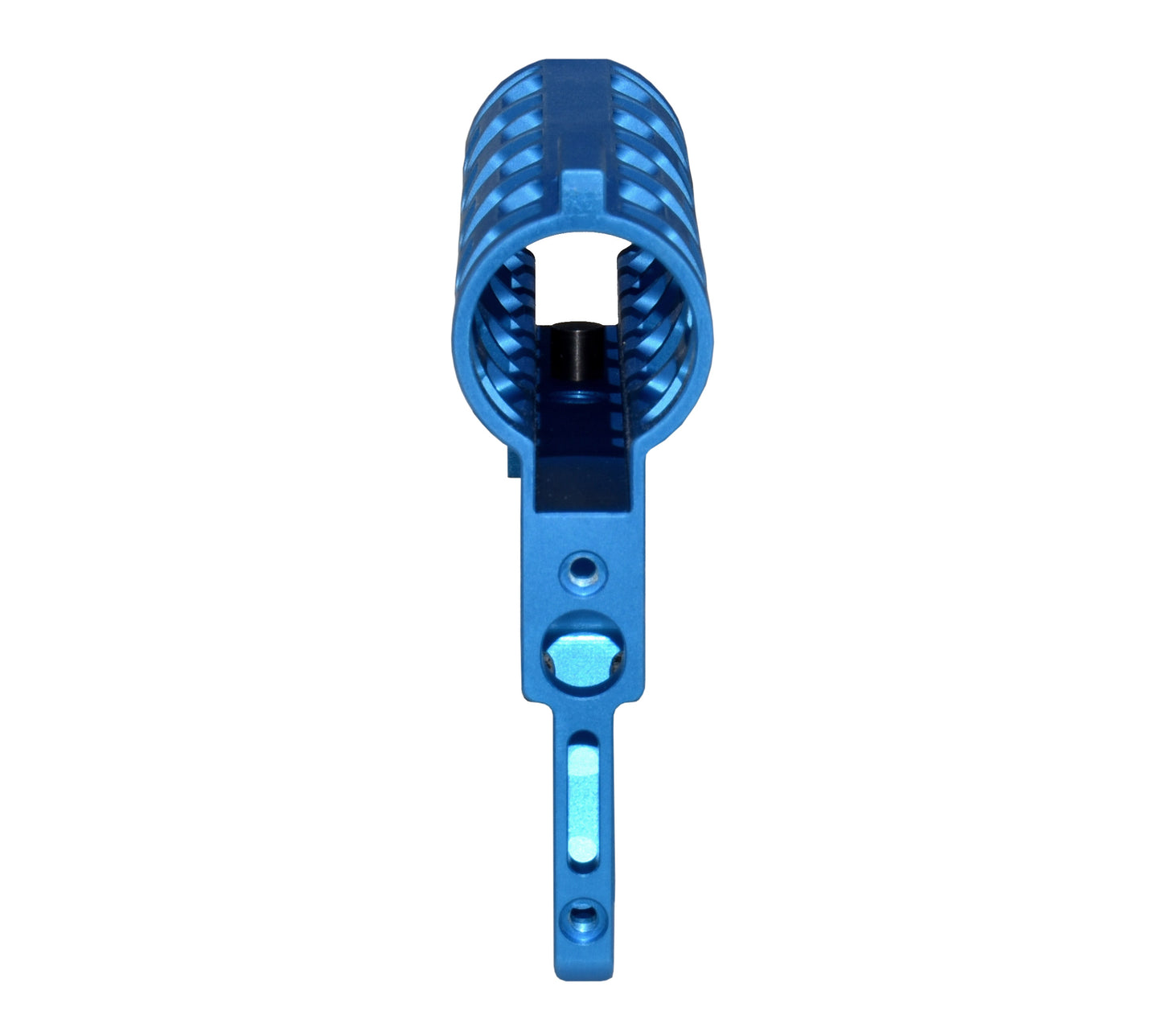 Presma Skeletonized AR Pistol Fixed Stock for 6 Position Mil Spec Tubes, Blue.