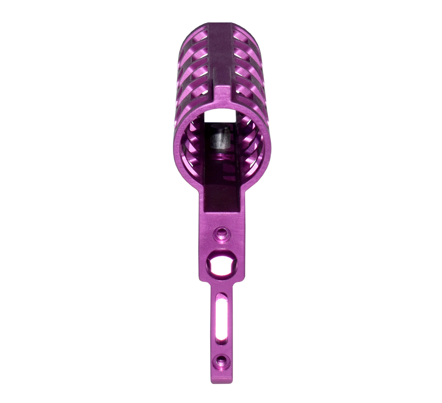 Presma Skeletonized AR Pistol Fixed Stock for 6 Position Mil Spec Tubes, Purple.