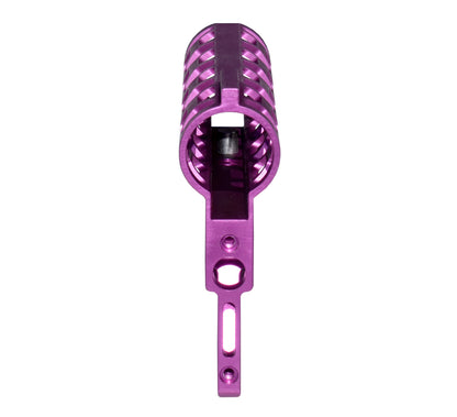 Presma Skeletonized AR Pistol Fixed Stock for 6 Position Mil Spec Tubes, Purple.