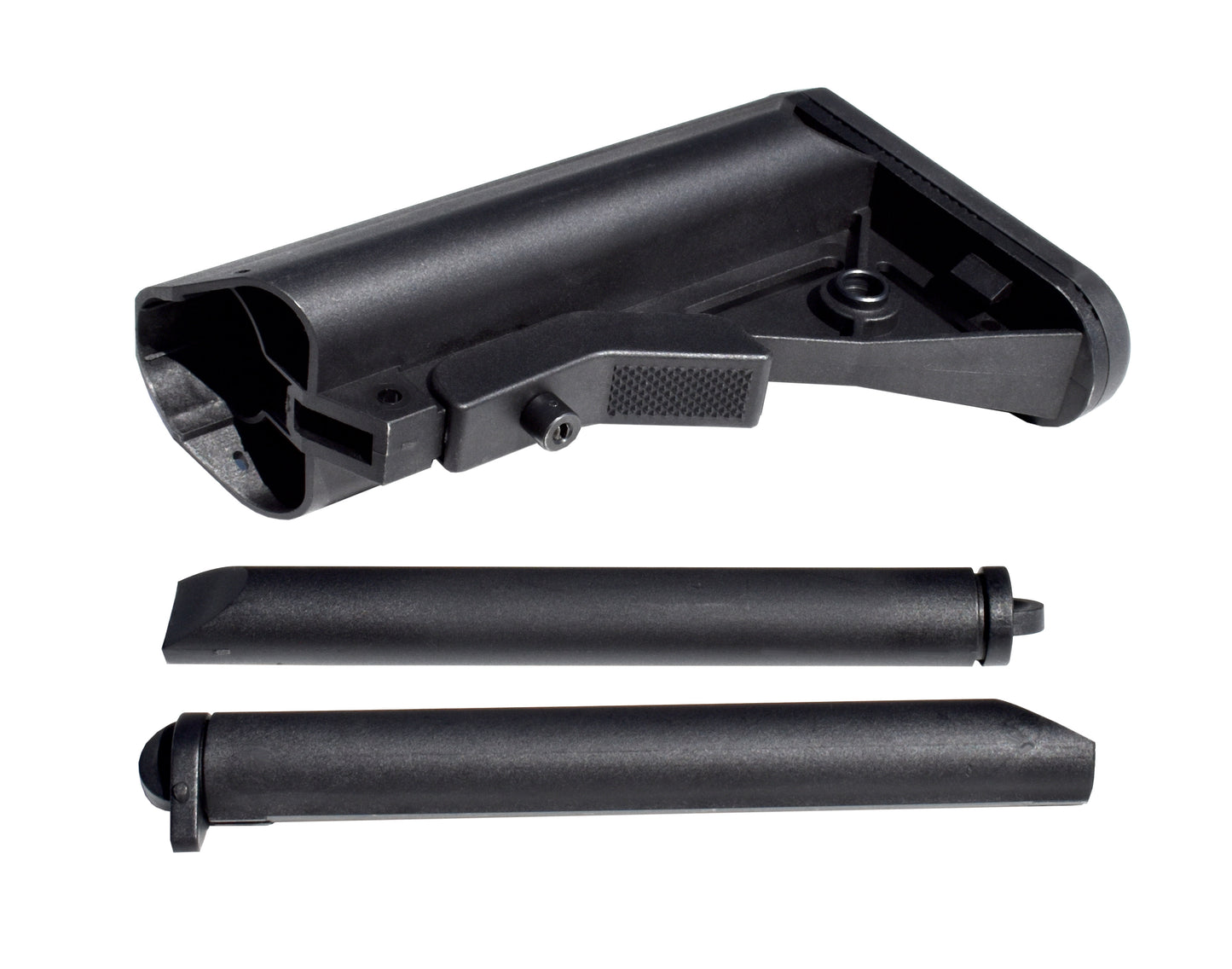New Presma Adjustable Mil Spec Buttstock with Recoil Pad, SOPMOD style.