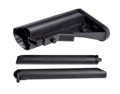 New Presma Adjustable Mil Spec Buttstock with Recoil Pad, SOPMOD style.