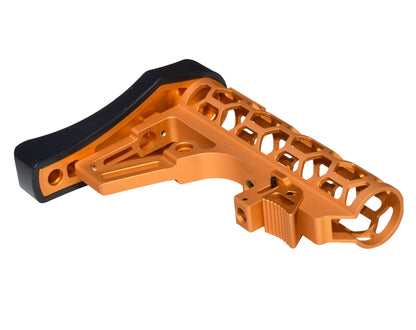 Presma Skeletonized AR Buttstock For 6 Position Mil Spec Tubes, Orange.
