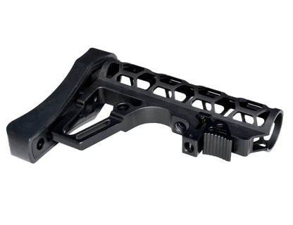 Presma Skeletonized AR Buttstock For 6 Position Mil Spec Tubes, Black.