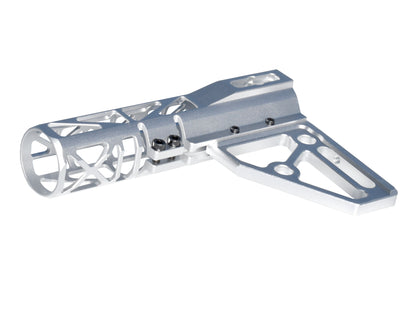 Presma Skeletonized Pistol Arm Brace, Silver Anodized Aluminum