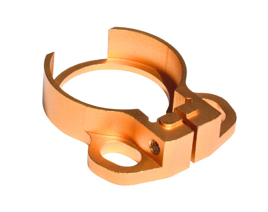 Receiver End Plate with Dual Clip Type Sling Adapter - Golden Orange