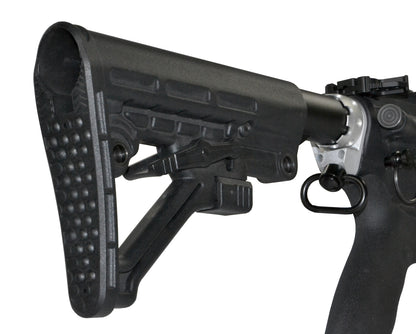 Enhanced Receiver End Plate with 1" Sling Adapter for AR .223/5.56/.308 Buffer Tubes, Silver