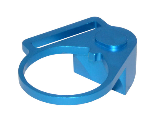 Enhanced Receiver End Plate with 1" Sling Adapter for AR .223/5.56/.308 Buffer Tubes, Blue