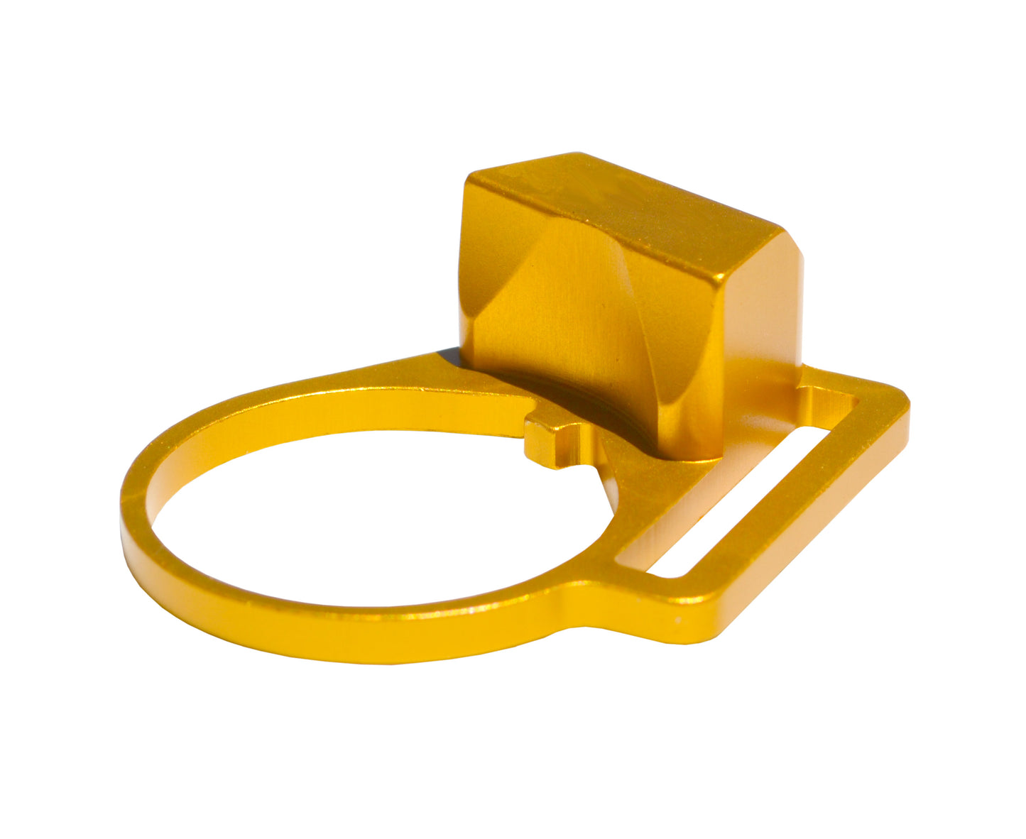 Enhanced Receiver End Plate with 1" Sling Adapter for AR .223/5.56/.308 Buffer Tubes, Gold