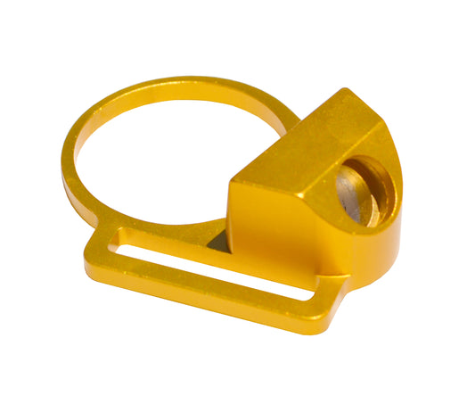 Enhanced Receiver End Plate with 1" Sling Adapter for AR .223/5.56/.308 Buffer Tubes, Gold