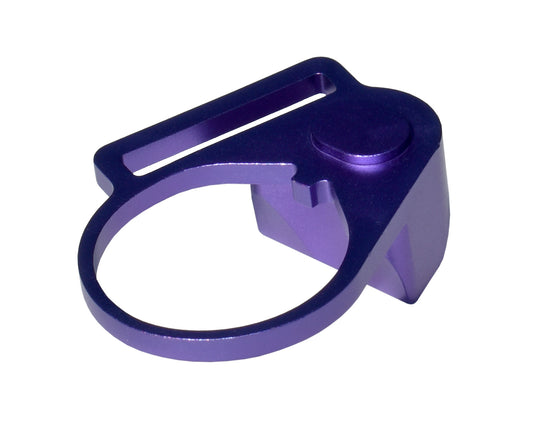 Enhanced Receiver End Plate with 1" Sling Adapter for AR .223/5.56/.308 Buffer Tubes, Purple