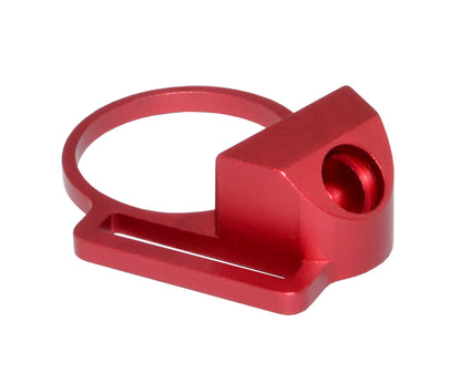 Enhanced Receiver End Plate with 1" Sling Adapter for AR .223/5.56/.308 Buffer Tubes, Red