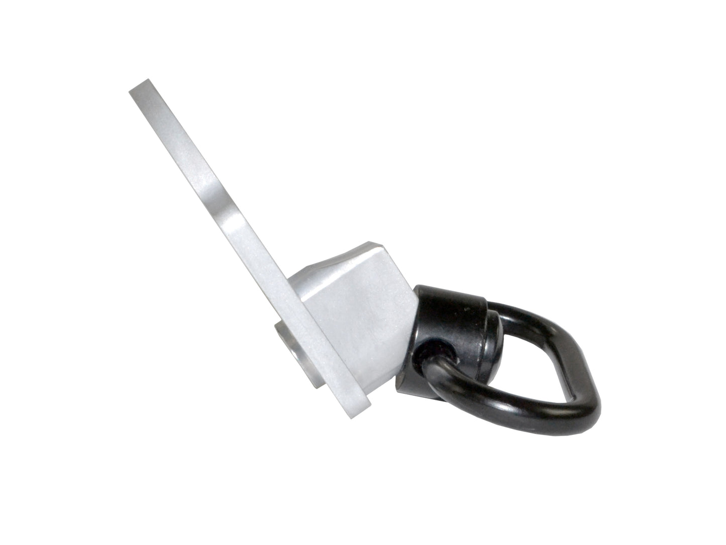 Enhanced Receiver End Plate with 1" Sling Adapter for AR .223/5.56/.308 Buffer Tubes, Silver