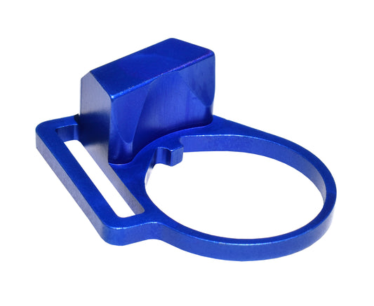 Enhanced Receiver End Plate with Right Hand 1" Sling Adapter for AR .223/5.56/.308 Buffer Tubes, Dark Blue
