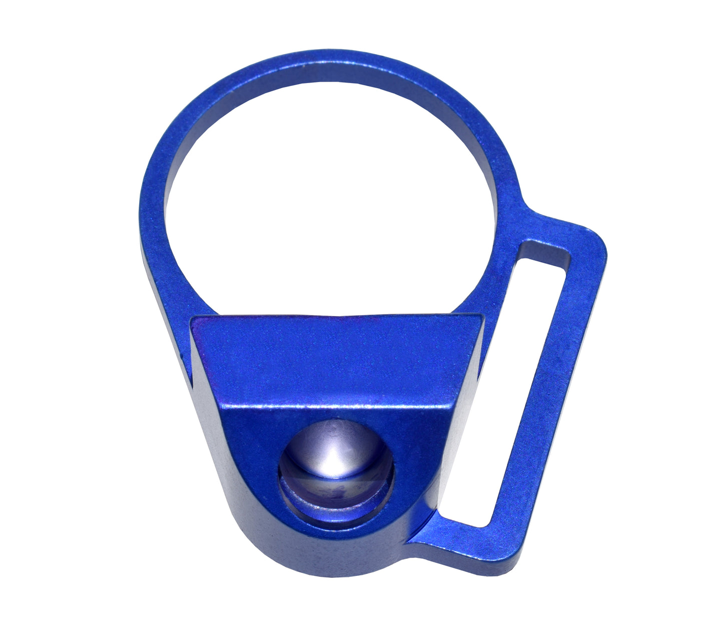 Enhanced Receiver End Plate with Right Hand 1" Sling Adapter for AR .223/5.56/.308 Buffer Tubes, Dark Blue