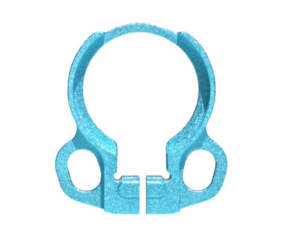 Receiver End Plate with Dual Clip Type Sling Adapter - Blue