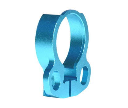 Receiver End Plate with Dual Clip Type Sling Adapter - Blue
