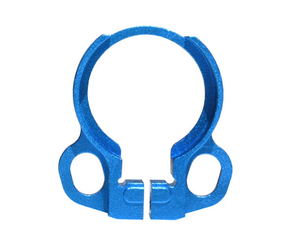 Receiver End Plate with Dual Clip Type Sling Adapter - Dark Blue