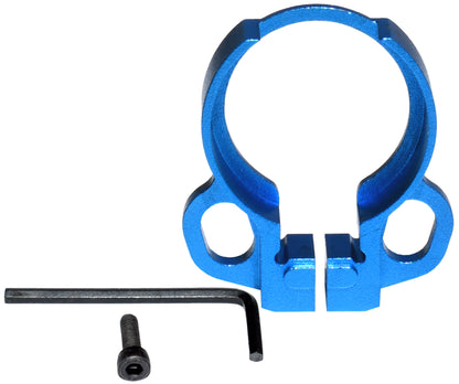 Receiver End Plate with Dual Clip Type Sling Adapter - Dark Blue