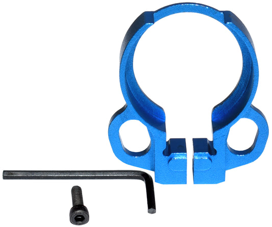 Receiver End Plate with Dual Clip Type Sling Adapter - Dark Blue