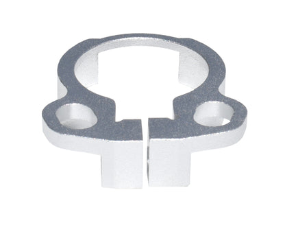 Receiver End Plate with Dual Clip Type Sling Adapter - Silver