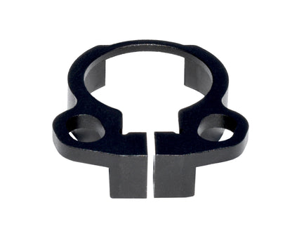 Receiver End Plate with Dual Clip Type Sling Adapter - Black