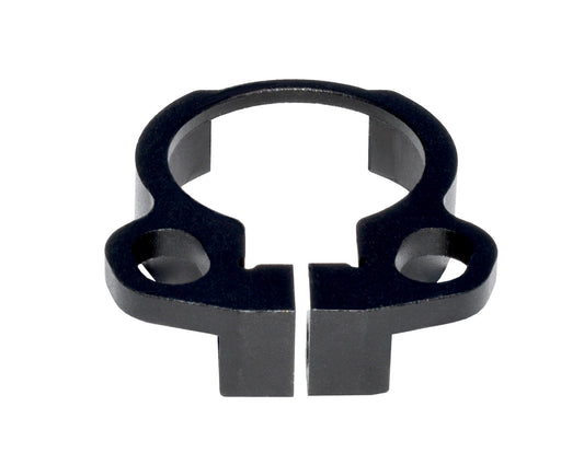 Receiver End Plate with Dual Clip Type Sling Adapter - Black