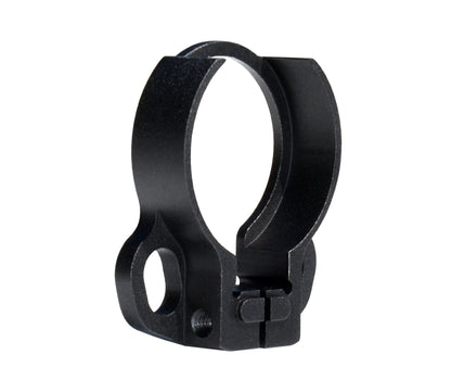 Receiver End Plate with Dual Clip Type Sling Adapter - Black
