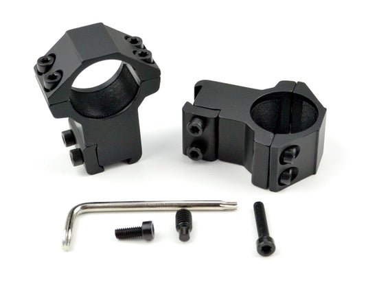 High Profile 1” Scope Rings for Dovetail System