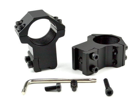High Profile 1” Scope Rings for Dovetail System