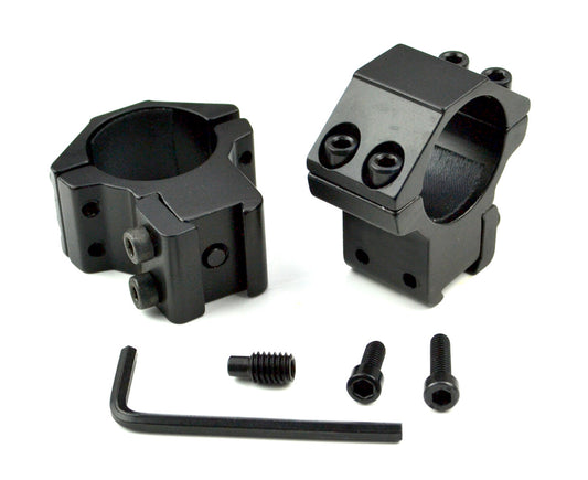 Medium Profile 1” Scope Rings for Dovetail System
