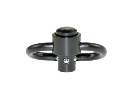 Heavy Duty Push Button QD Sling Swivel Adapter with 1.25” Loop