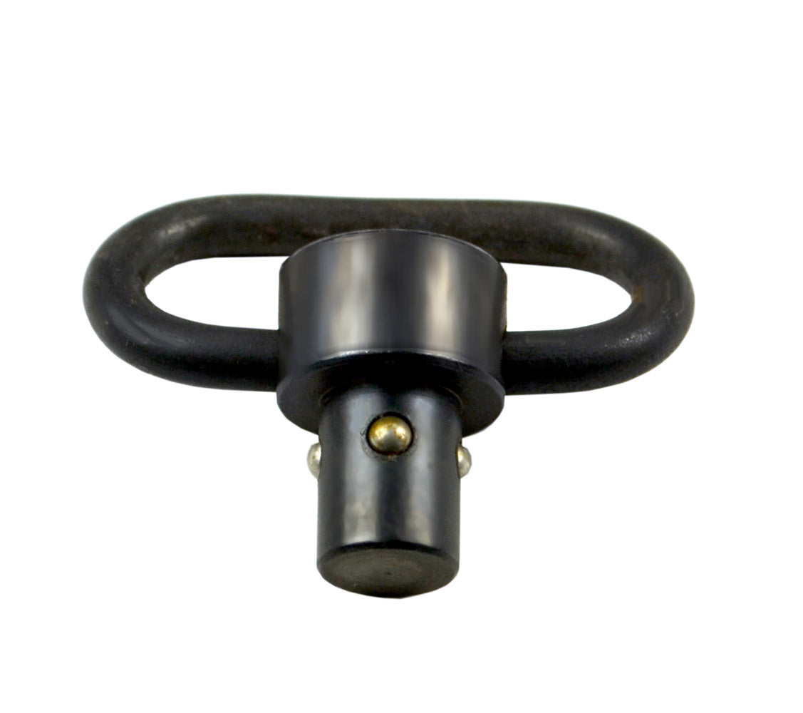 Heavy Duty Push Button QD Sling Swivel Adapter with 1.25” Loop, Old Style Long Post.