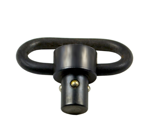Heavy Duty Push Button QD Sling Swivel Adapter with 1.25” Loop, Old Style Long Post.