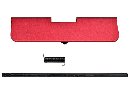 AR-15 Upper Aluminum Ejection Port Dust Cover Assembly, Red