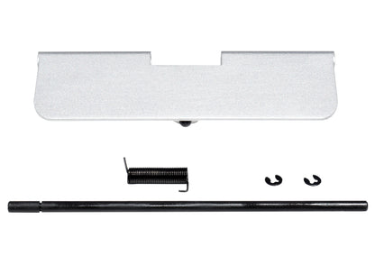 AR-15 Upper Aluminum Ejection Port Dust Cover Assembly, Silver