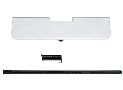 AR-15 Upper Aluminum Ejection Port Dust Cover Assembly, Silver
