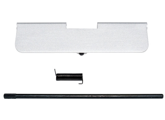 AR-15 Upper Aluminum Ejection Port Dust Cover Assembly, Silver