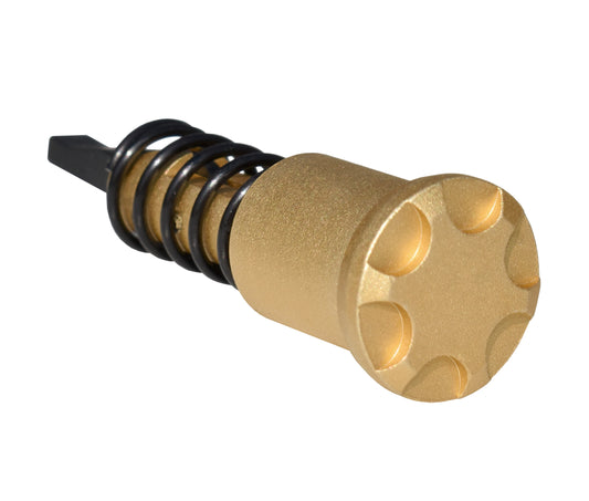 AR 223/5.56/.308 Forward Assist Assembly, 6082 Anodized Aluminum, Gold