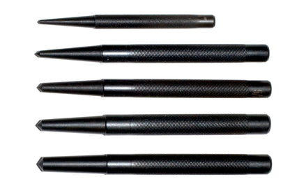 5pc Roll Pin Steel Hole Punch Starter Set 1/16" 1/8" 5/32" 3/16"1/4" Diameters