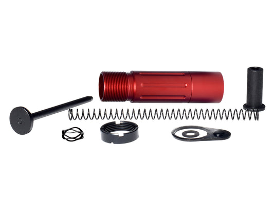 AR Pistol 3.5" Short Buffer Tube System, Red