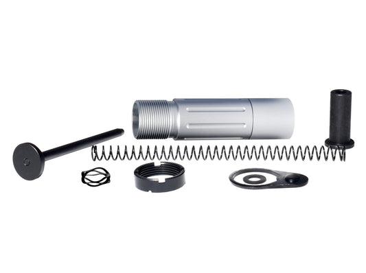 AR Pistol 3.5" Short Buffer Tube System, Silver
